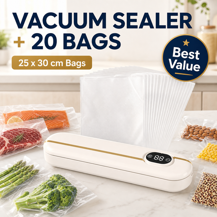 FreshLock Vacuum Sealer + 20 Bags